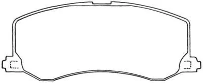 Brake Pad Set, disc brake (ASN-213)