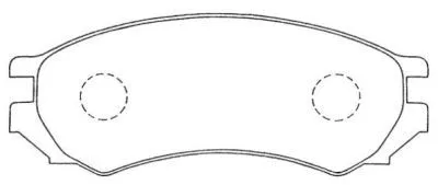 Brake Pad Set, disc brake (ASN-196)