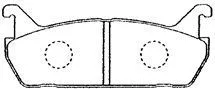 Brake Pad Set, disc brake (G2N010)