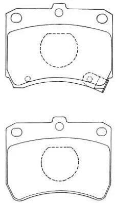 Brake Pad Set, disc brake (ASN-212)