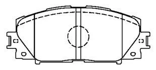 Brake Pad Set, disc brake (A1N192)