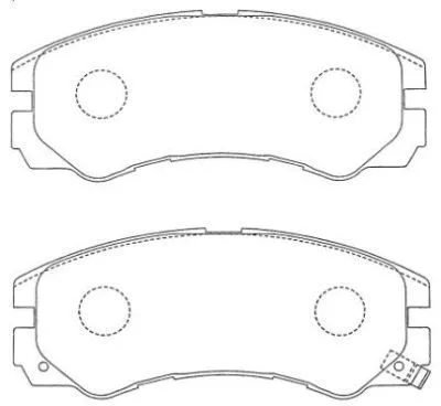 Brake Pad Set, disc brake (ASN-139)