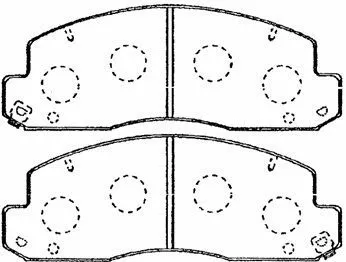 Brake Pad Set, disc brake (A1N060)