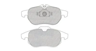 Brake Pad Set, disc brake (ASN-2252)