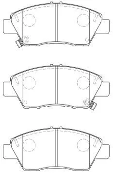 Brake Pad Set, disc brake (C1N077)