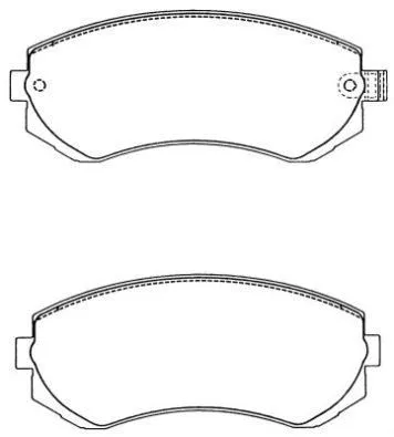 Brake Pad Set, disc brake (ASN-198)