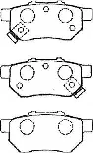 Brake Pad Set, disc brake (C2N022)