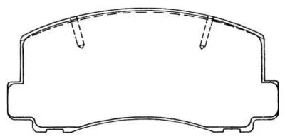 Brake Pad Set, disc brake (ASN-100)