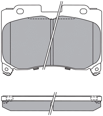 Brake Pad Set, disc brake (ASN-2019)
