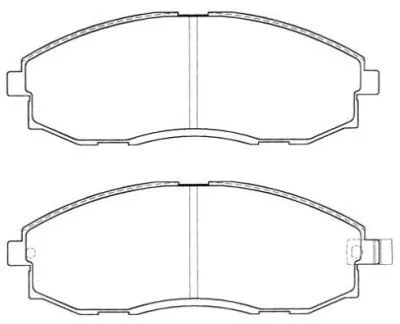 Brake Pad Set, disc brake (ASN-2036)
