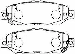 Brake Pad Set, disc brake (A2N084)
