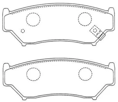 Brake Pad Set, disc brake (ASN-175)