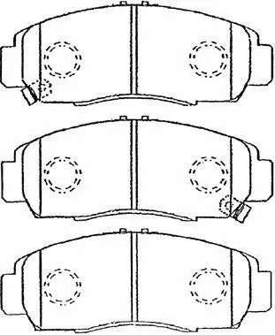 Brake Pad Set, disc brake (C1N026)