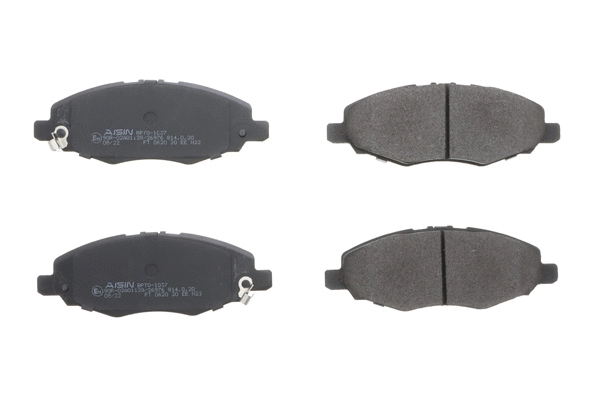Brake Pad Set, disc brake (BPTO-1037)