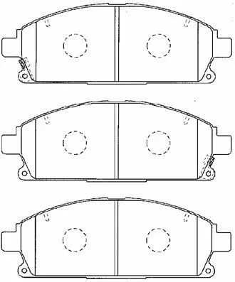 Brake Pad Set, disc brake (C1N042)
