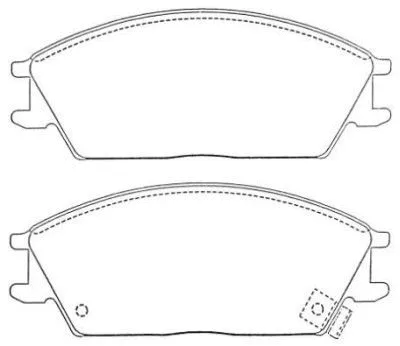 Brake Pad Set, disc brake (ASN-258)