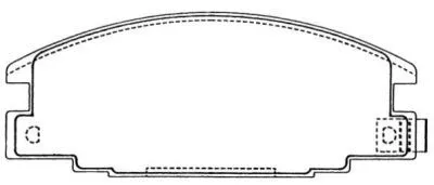 Brake Pad Set, disc brake (ASN-191)