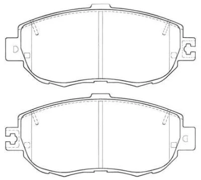 Brake Pad Set, disc brake (ASN-2020)