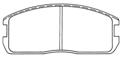 Brake Pad Set, disc brake (ASN-134)