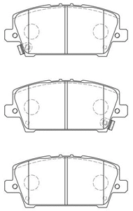Brake Pad Set, disc brake (C1N085)