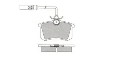 Brake Pad Set, disc brake (ASN-2292)