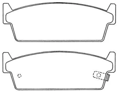 Brake Pad Set, disc brake (ASN-206)