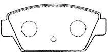 Brake Pad Set, disc brake (D2N041)