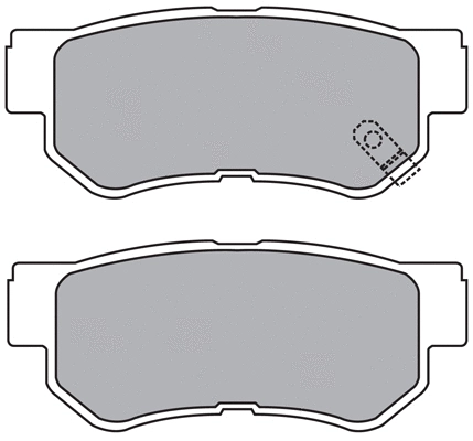 Brake Pad Set, disc brake (ASN-2174)