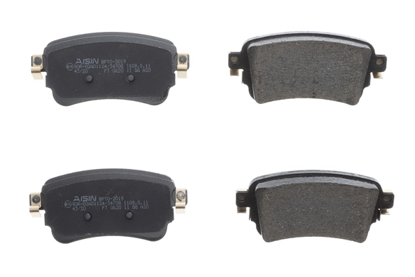 Brake Pad Set, disc brake (BPTO-2019)