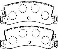 Brake Pad Set, disc brake (A2N095)