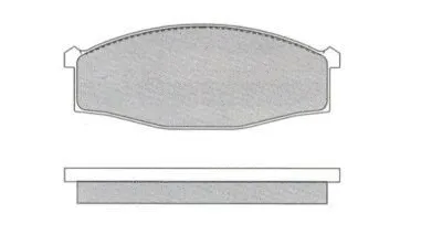 Brake Pad Set, disc brake (ASN-2072)