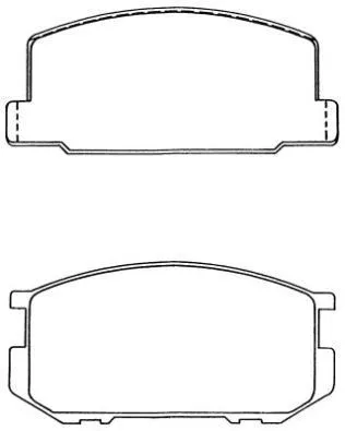 Brake Pad Set, disc brake (ASN-67)