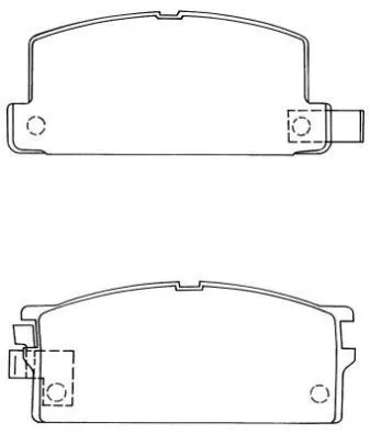 Brake Pad Set, disc brake (ASN-95)