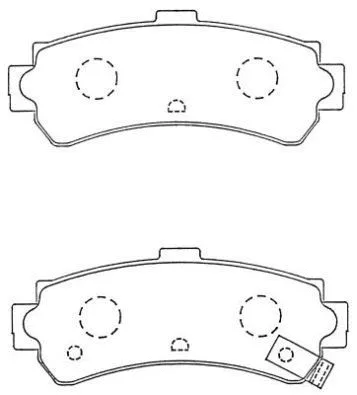 Brake Pad Set, disc brake (ASN-256)