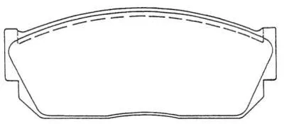 Brake Pad Set, disc brake (ASN-222)