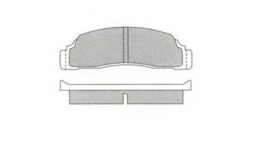 Brake Pad Set, disc brake (ASN-2269)
