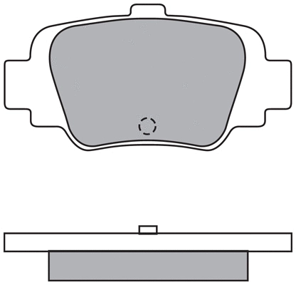 Brake Pad Set, disc brake (ASN-2047)