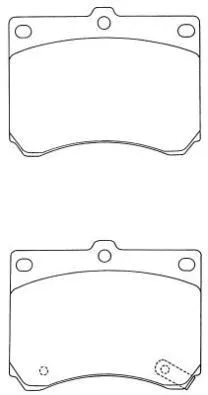 Brake Pad Set, disc brake (ASN-203)