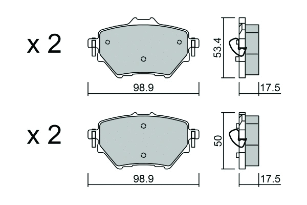 Brake Pad Set, disc brake (BPPE-2013)