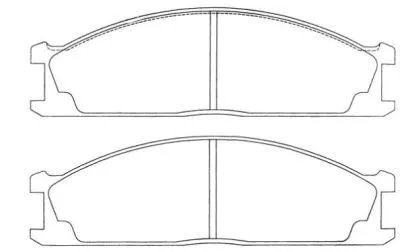 Brake Pad Set, disc brake (ASN-2006)