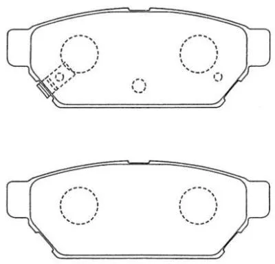 Brake Pad Set, disc brake (ASN-122)