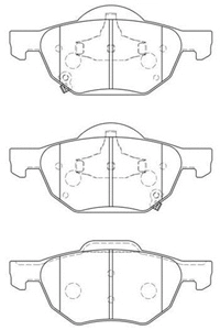Brake Pad Set, disc brake (C1N083)
