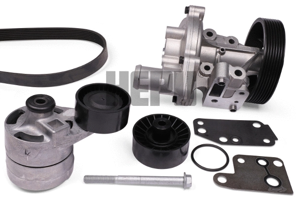 Water Pump + V-Ribbed Belt Kit (PK02480)