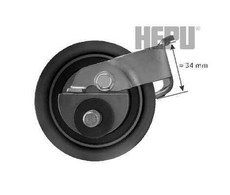 Tensioner Pulley, timing belt (14-0748)