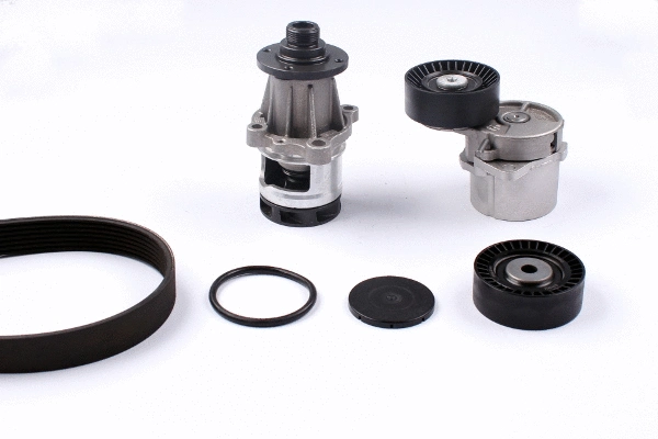 Water Pump + V-Ribbed Belt Kit (PK04700)
