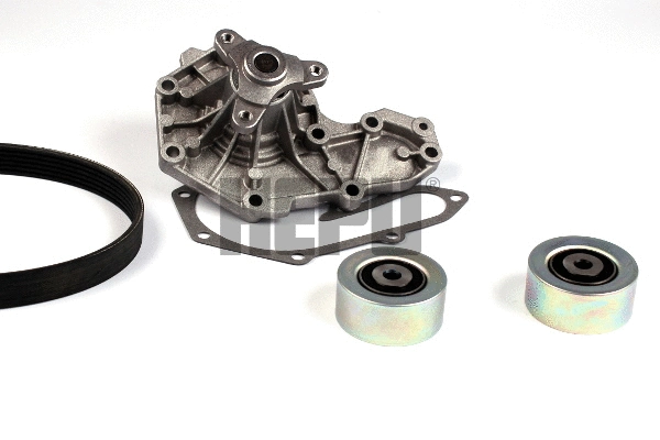 Water Pump + V-Ribbed Belt Kit (PK00548)