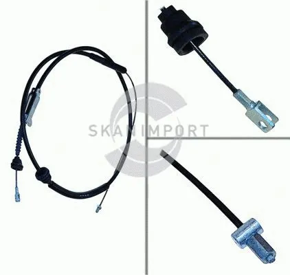 Cable Pull, parking brake (HBS 740-9)