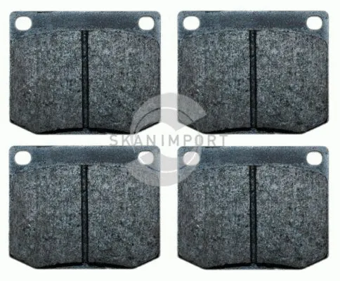 Brake Pad Set, disc brake (BV 6632)