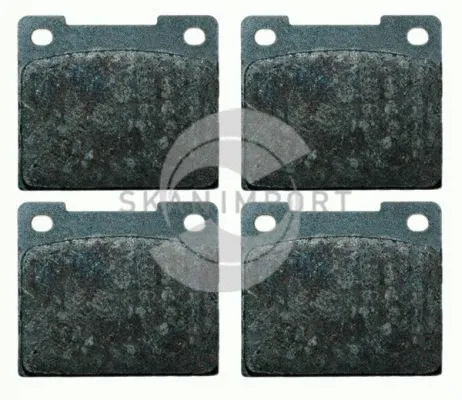 Brake Pad Set, disc brake (BH 0164)