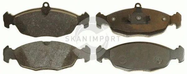 Brake Pad Set, disc brake (BVO 2639SK)